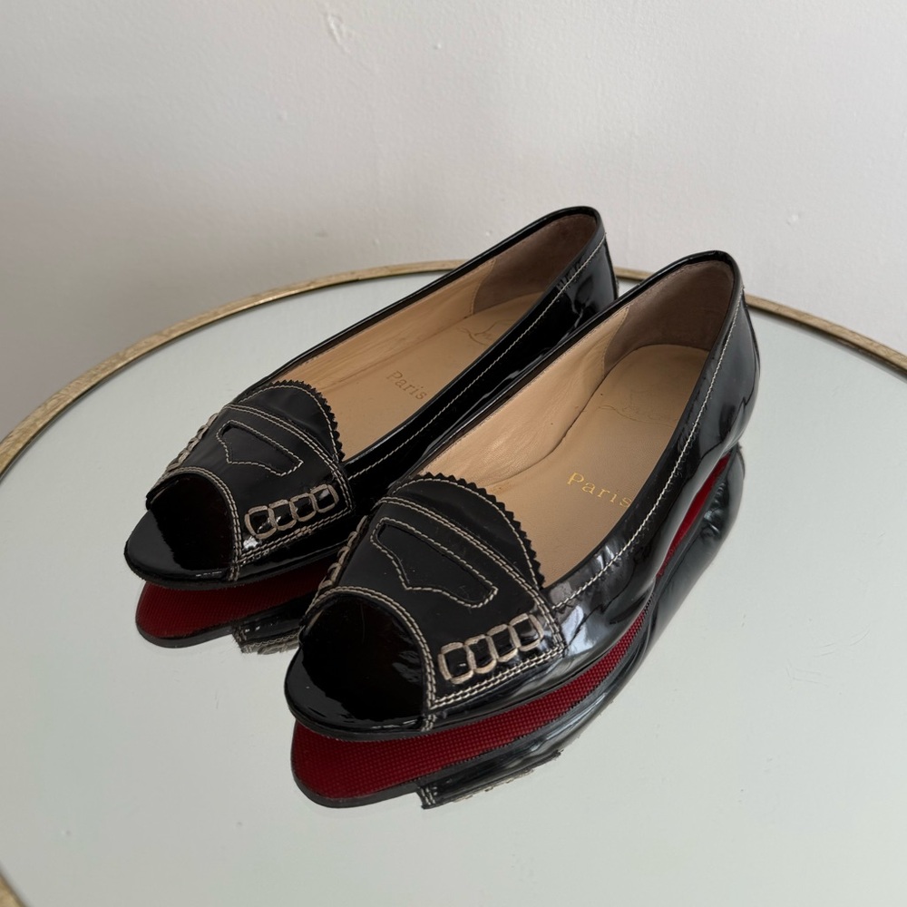 Christian Louboutin Patent Leather Flats
